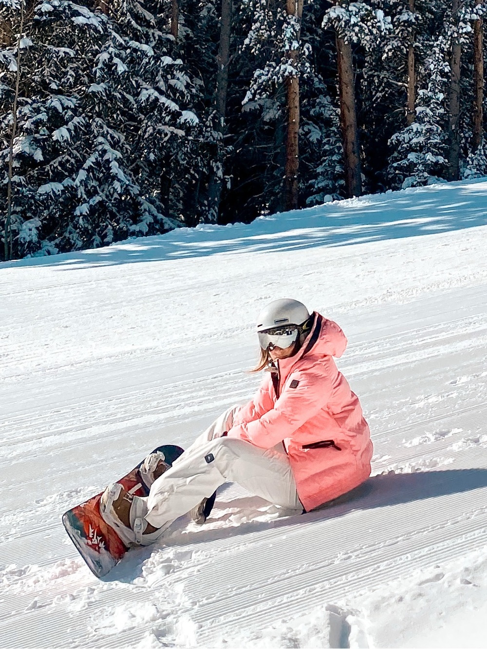 O'Neill Women’s Pink Hooded Puffer ski Jacket